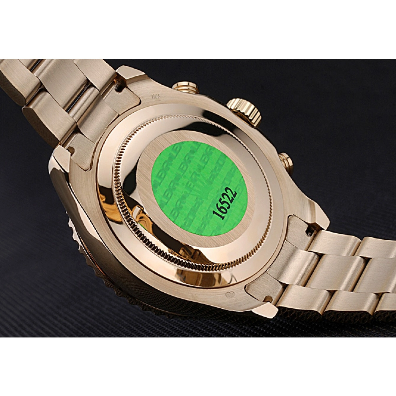 AAA Replica Watches Bracelet 622271 Rolex Bezel Gold Yachtmaster Dial Blue II White 0820